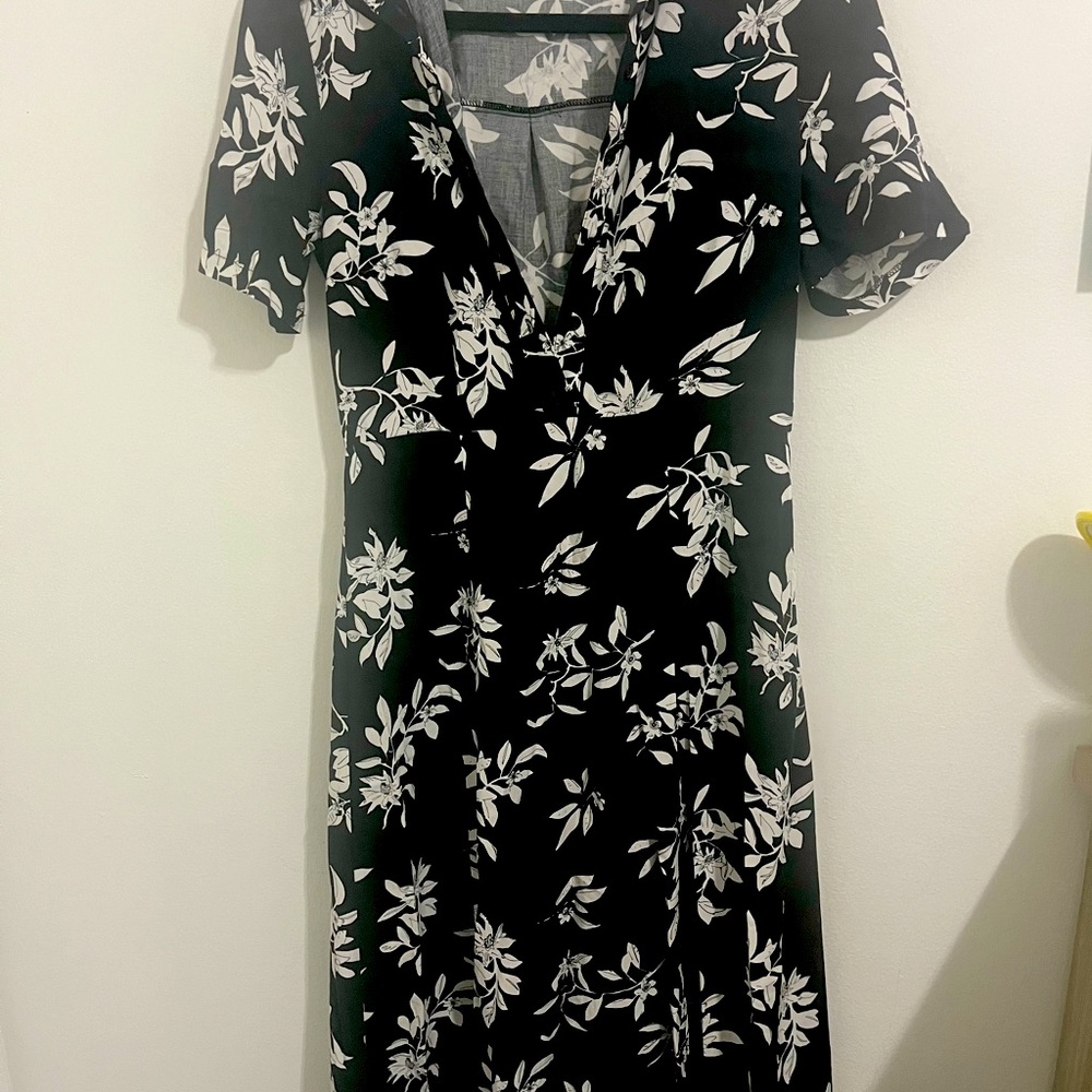 Find black and white dress